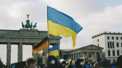 українці в німеччині берлін прапор україна німеччина біженці переселенці