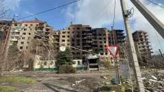 Покровськ спалений згорілий будинок обстріл війна