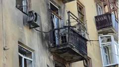 обстріл Донеччини пошкоджене майно будинок багатоповерхівка квартира балкон війна