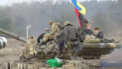 АТО на сході України, український танк військові