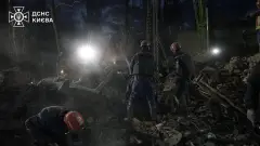 обстріл Києва 24 квітня 2025, розбір завалів