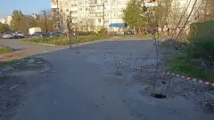 В окупованому Маріуполі продовжується незаконне будівництво іпотечного житла на місці зруйнованих та знесених будинків 359 та 361 на вул. Шевченка.