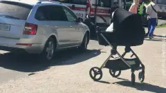 збили дінку з дитиною, коляска