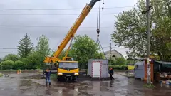 У Краматорській громаді встановлюють модульні укриття