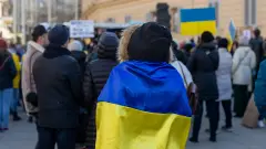 впо переселенці люди українці війна прапор україна біженці