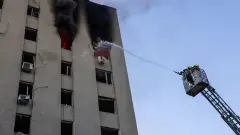 Харків 7 липня удар дснс атака обстріл пожежа рятувальник будинок дім