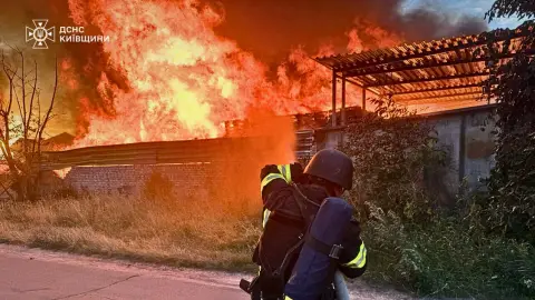 SES Rescuer Fire Kyiv Oblast