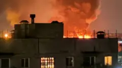 пожежа в окупованому єнакієвому