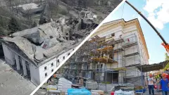 маріупольський драмтеатр до і після