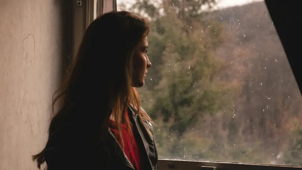 вікно дівчина людина біля вікна