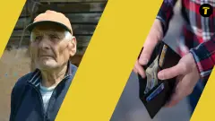 пенсії пенсіонер дідусь виплати гроші гаманець