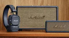 Наушники Marshall и колонка Marshall