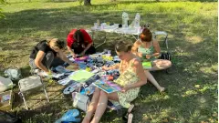 Анастасія Ковтушенко на арт-зустрічі у Слов’янську