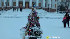 Ялинка у Краматорську 2025