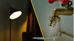 вода і світло відключення кран нічник
