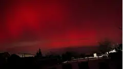 полярне сяйво видно в Луганській області 