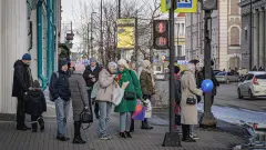 люди вулиця впо біженці місто
