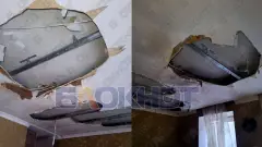 Прорвані труби й аварійна стеля в донецьку