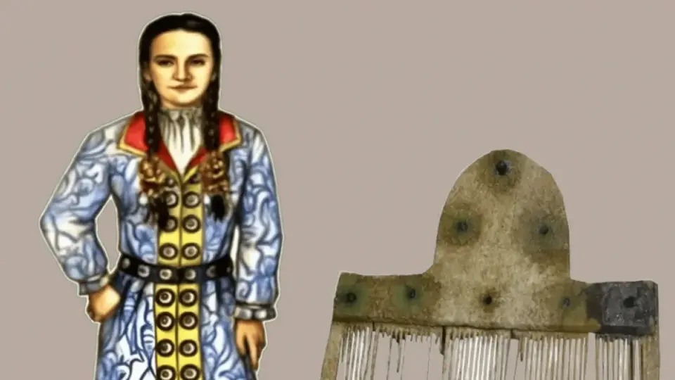 Кістяний гребінь, Салтівська культура