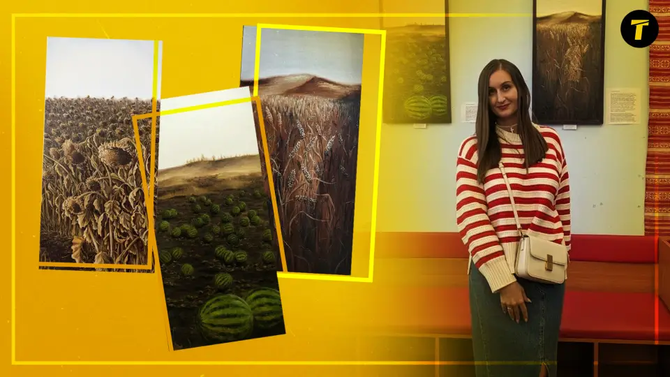 Олена Гур'єва, мисткиня з Луганщини в Ірпені