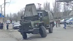 ДТП на автостанції Будьонівська Донецьк