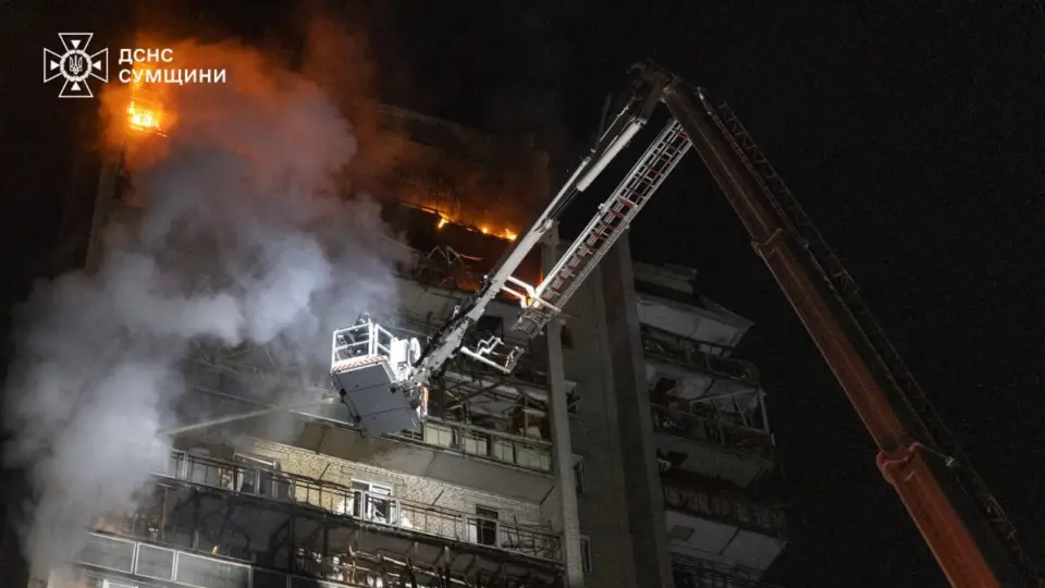 пожежа багатоповерхівка суми 4 квітня