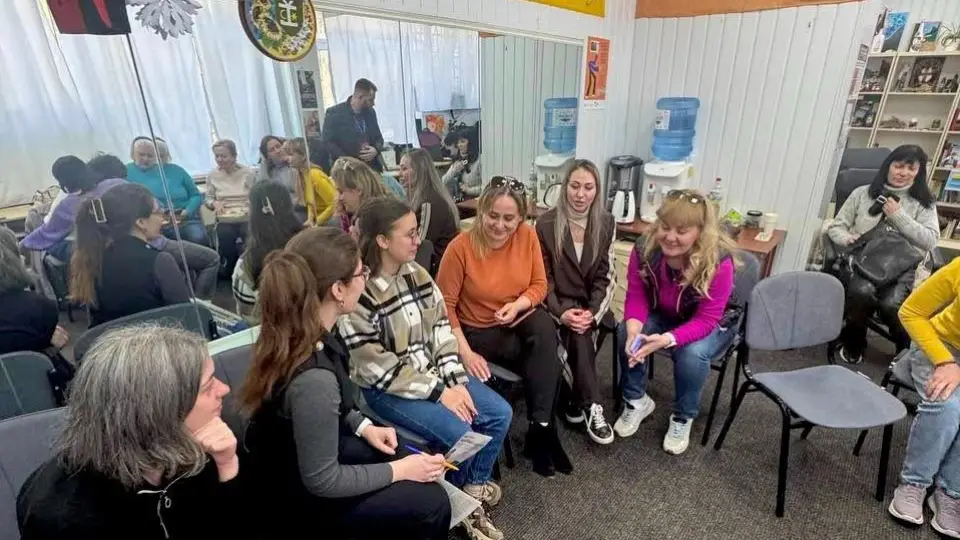 захід для ВПО з Луганщини