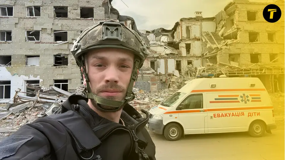 волонтер Владислав Самусенко