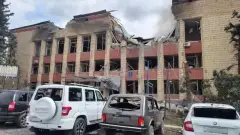 обстріл адмінбудівлі в марківці