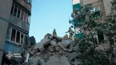 Київ наслідки обстрілу та атаки