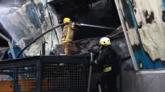 обстріл Дніпра пожежа на складах