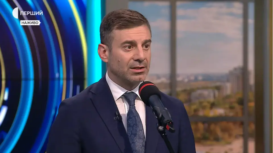 Дмитро Лубінець під час виступу на ток-шоу "Новий відлік"