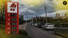 Черги за бензином в окупації