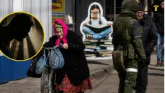 людина в тіні чоловік військовий рф окупант пенсіонерка жінка окупація