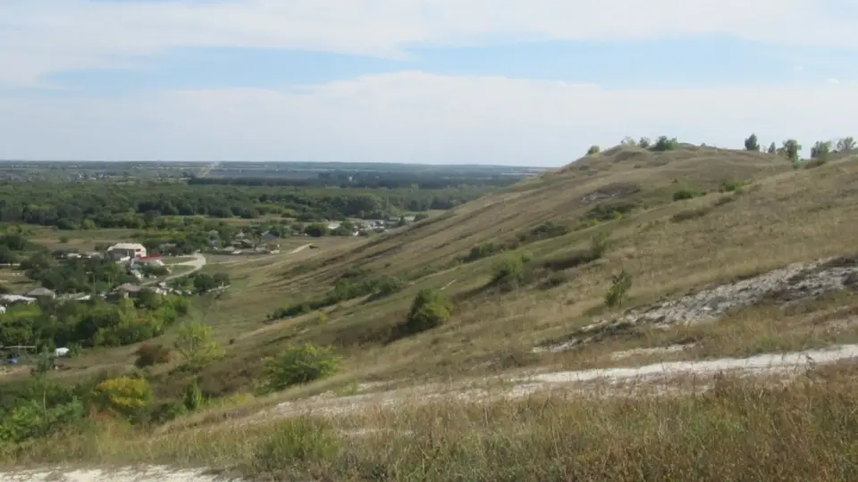 Крейдяні пагорби села Осинове