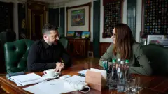 Зеленський та Свириденко. 