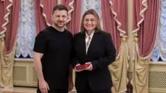 Нагородження Оксани Андрейків-Морозової