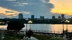 Світанок у парку Щербакова (Донецьк). 2026 рік.