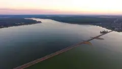 Дамба Печенізького водосховища