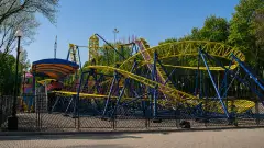 Американські гірки в парку Щербакова Донецьк (до війни)