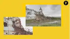 зруйнований Благовіщенський храм на Донеччині, Богородичне